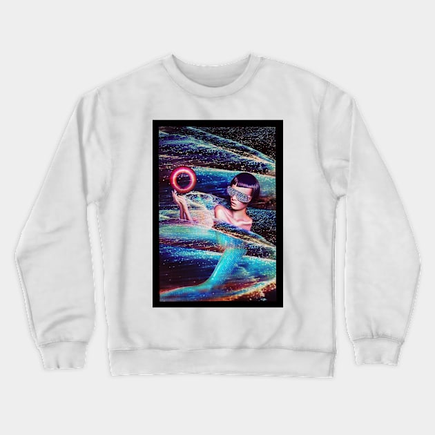 SPACE MERMAID Crewneck Sweatshirt by gabor_paszti